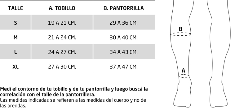 WEIS 52-922 PANTORRILLERAS DE COMPRESION GRADUAL X-HIGH COMPRESSION