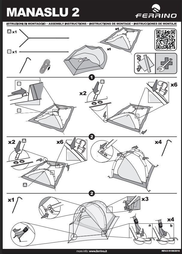 FERRINO CARPA MANASLU 2 PERSONAS
