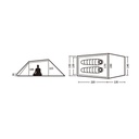 NATUREHIKE CARPA CLOUD TUNNEL 2PER/3ESTA