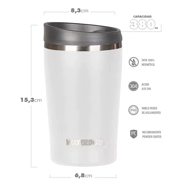 WATERDOG VASO AMERICAN ACERO INOX 380cc  