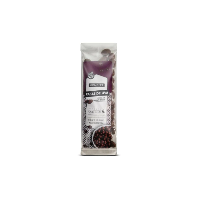 [075-62078] COLONIAL Pasas con Chocolate Con Leche 100g