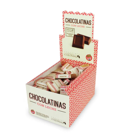 [011-62079] COLONIAL Chocolatinas Con Leche 50u.