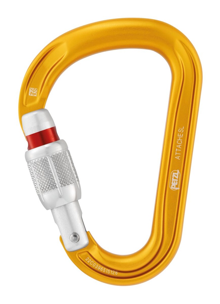 PETZL Mosqueton attache sl c/SEGURO (Amarillo)