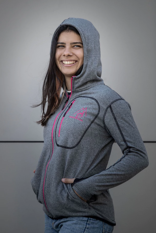 CAMPERA MONO TRAIL QUILLEN WOMAN (AZUL, XS)