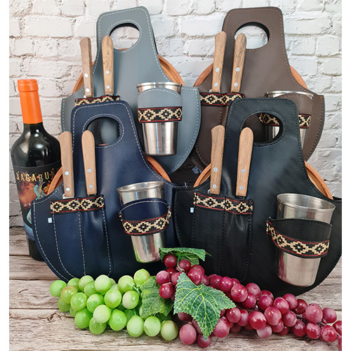 Set asado p/1 persona vaso + tabla+cubiertos