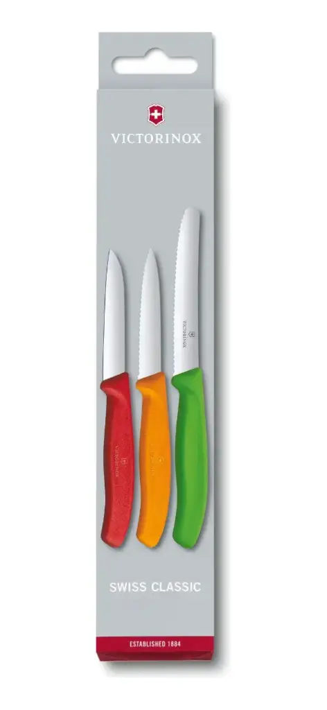 [VCT-00007] VICTORINOX Cuchillos swiss clasic 3 piezas fibrox