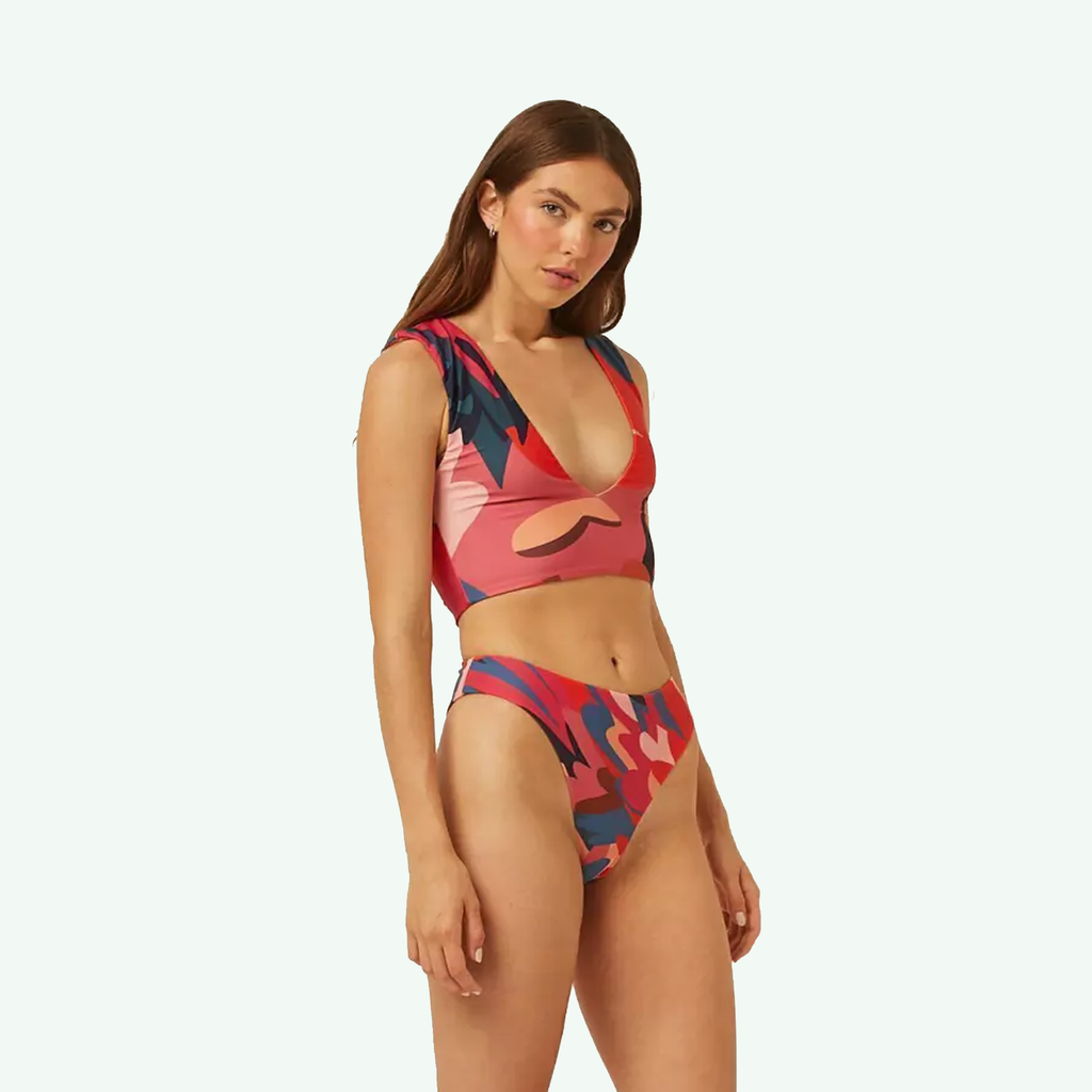 OPIPARO Bikini en v floriopondio (XS)