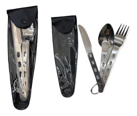 [MOT-00070] Mono Trail SET de cubiertos de campamento