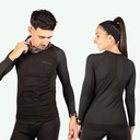 WEIS Camiseta termica negra manga larga-UNISEX