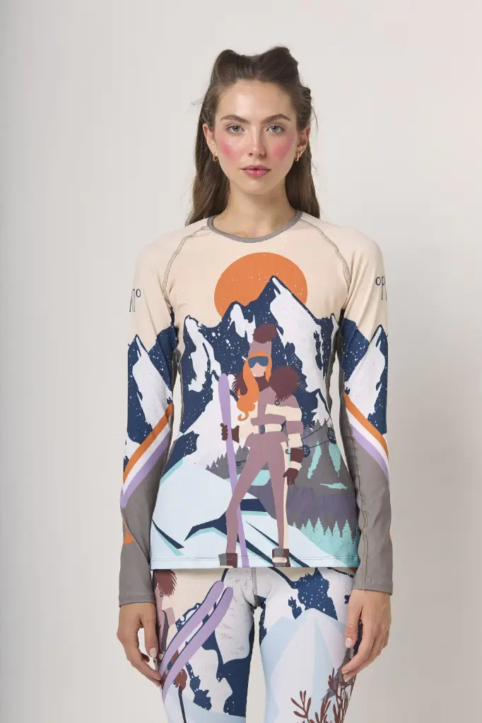 OPIPARO Camiseta termica clasica la señora (Coco, XS)
