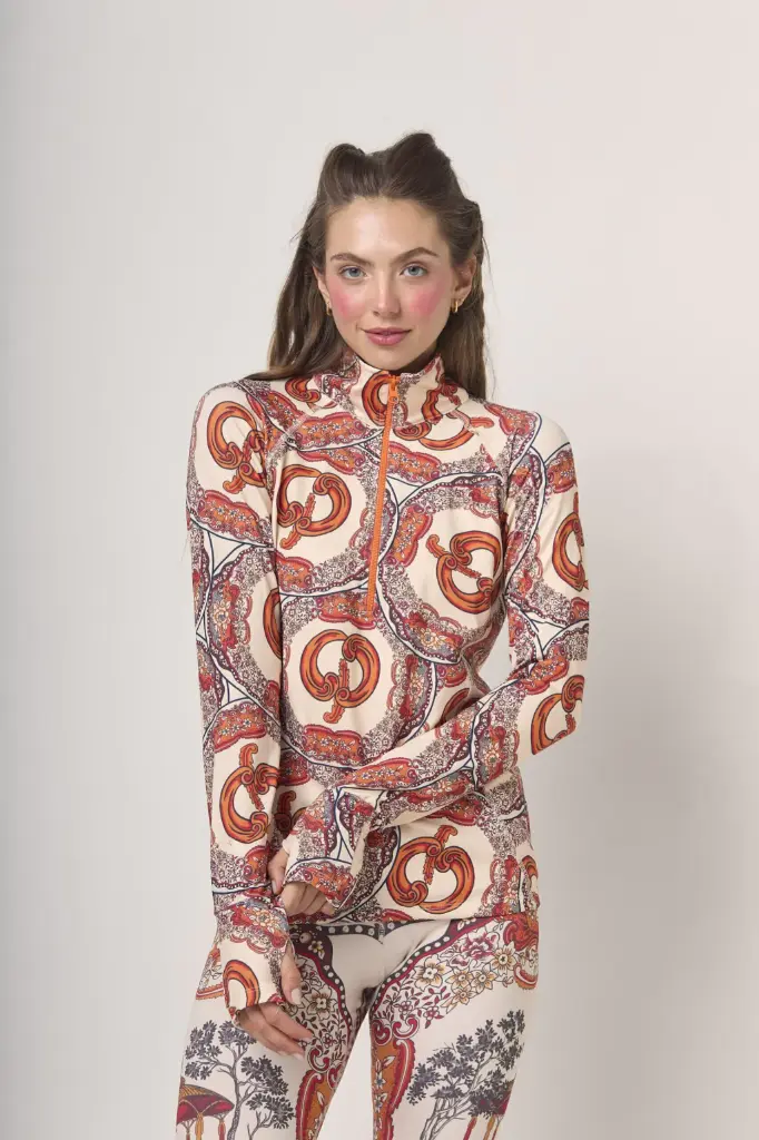 OPIPARO CAMISETA TERMICA 1/4 CIERRE VAJILLA ESPAÑOLA  (XS)