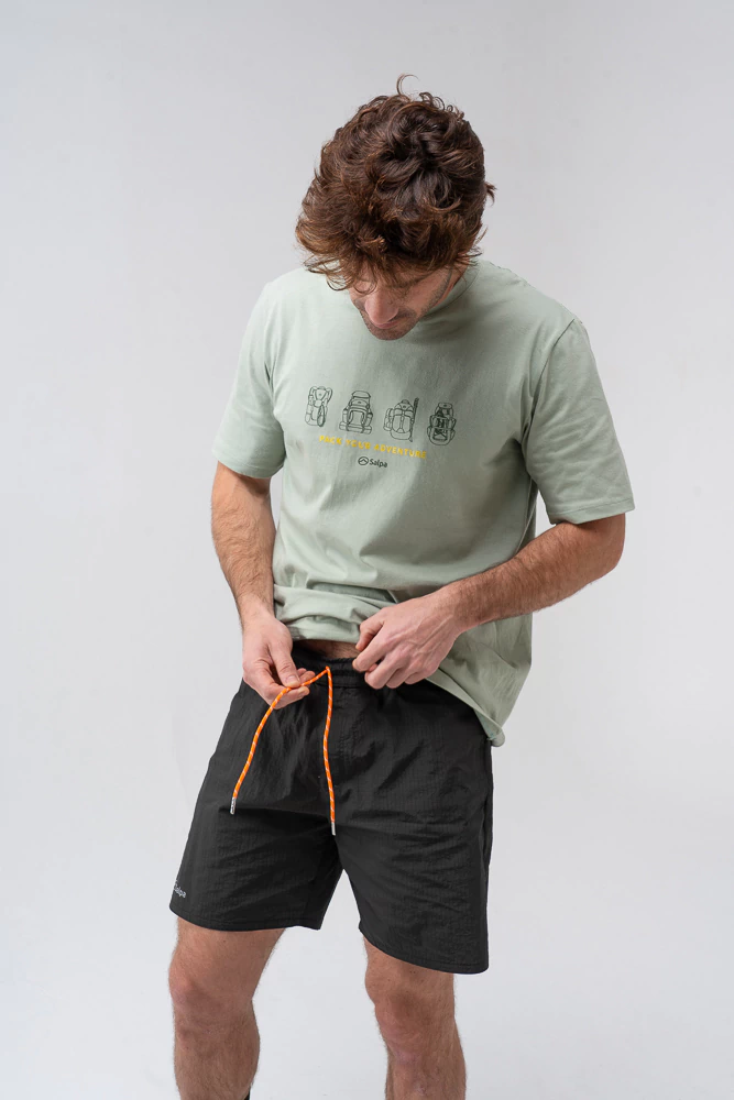 SALPA SHORT DE BAÑO CORRENTOSO (NEGRO, S)
