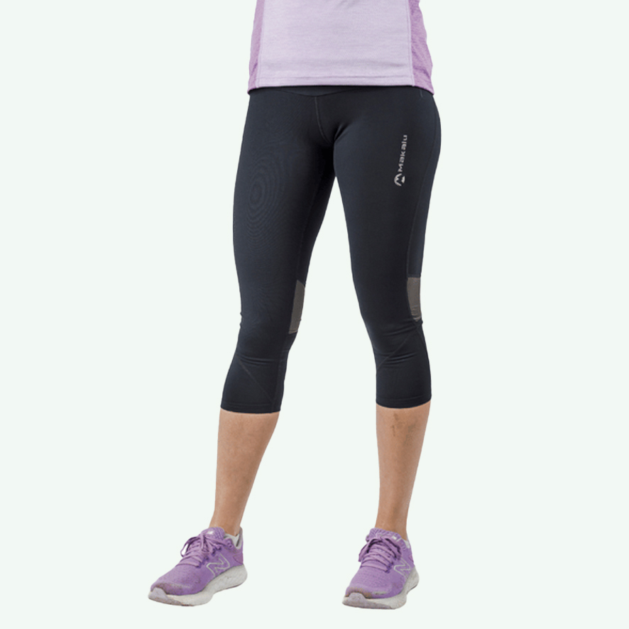 MAKALU Calza stability capri woman (Coral, XS)