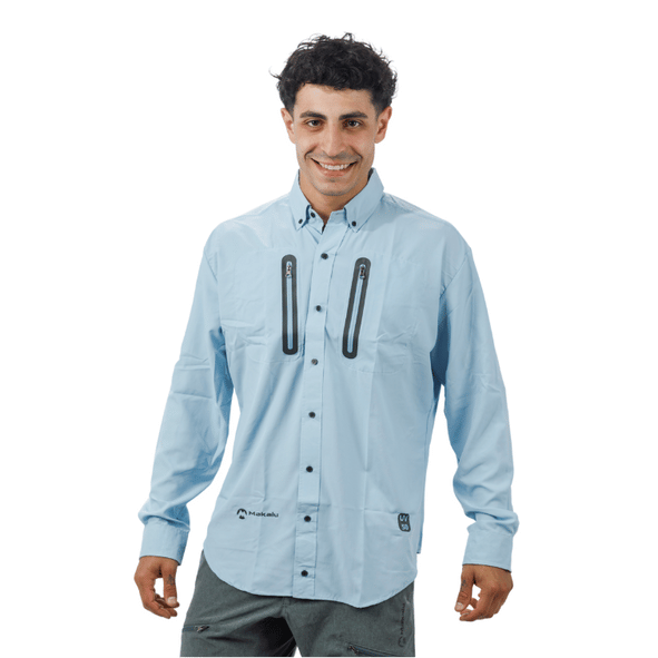 CAMISA ATACAMA MEN II (AZUL, S)