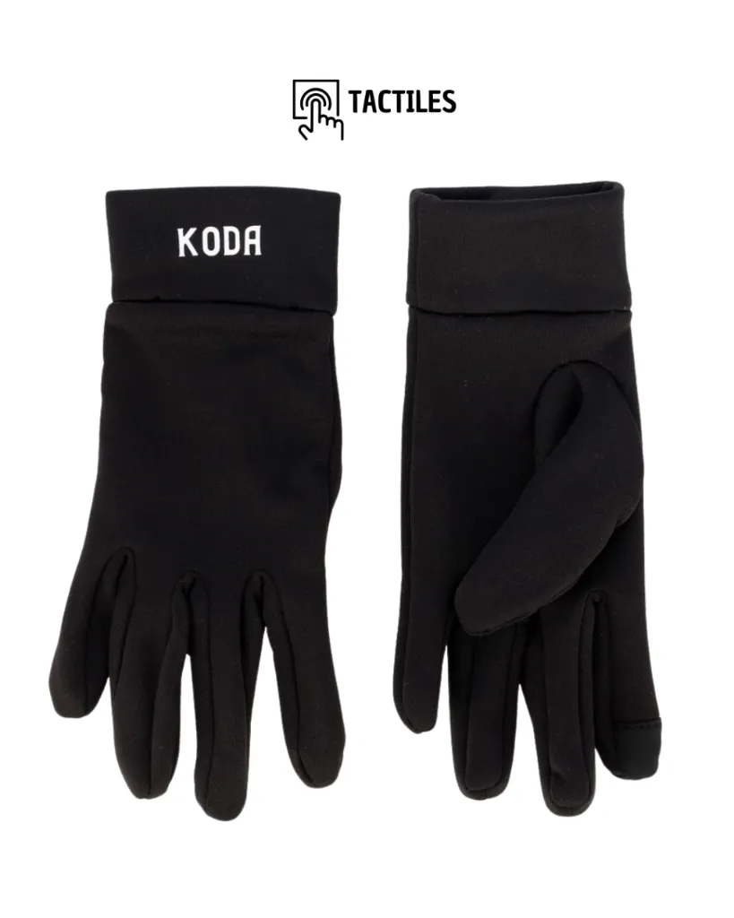 KODA Guante de primera piel nordic (S, Blanco)