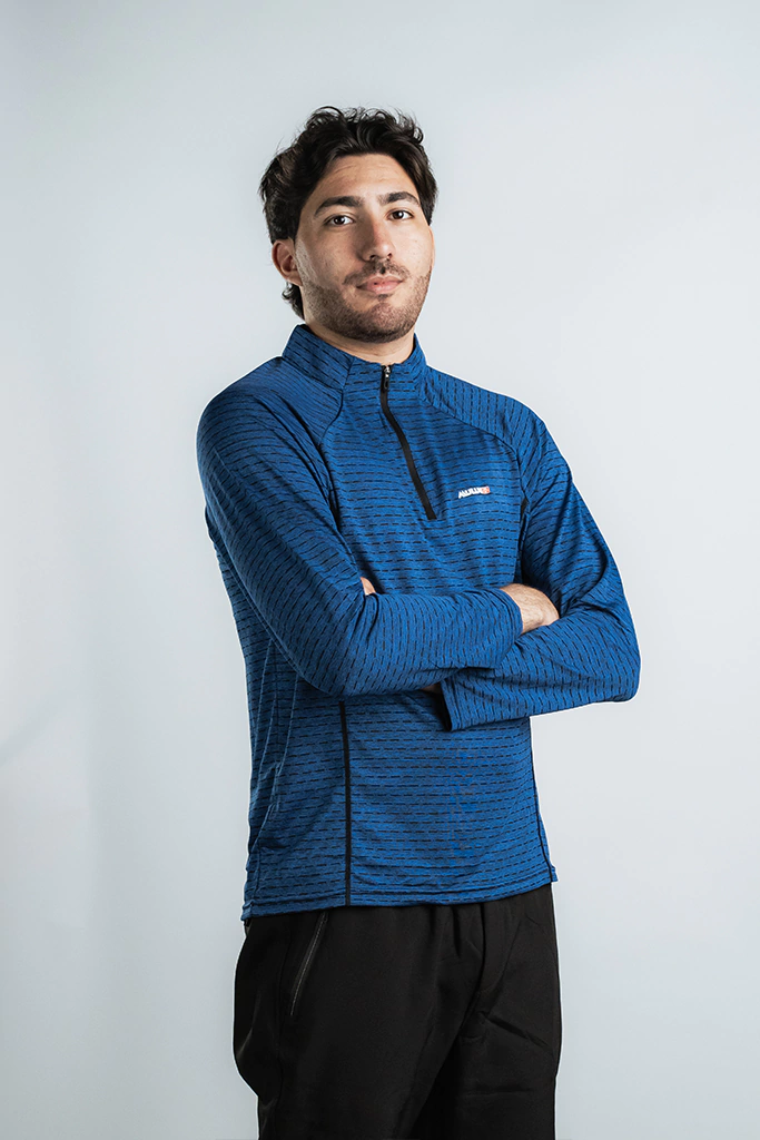 BH06 CAMISETA 1/2 CIERRE MEN