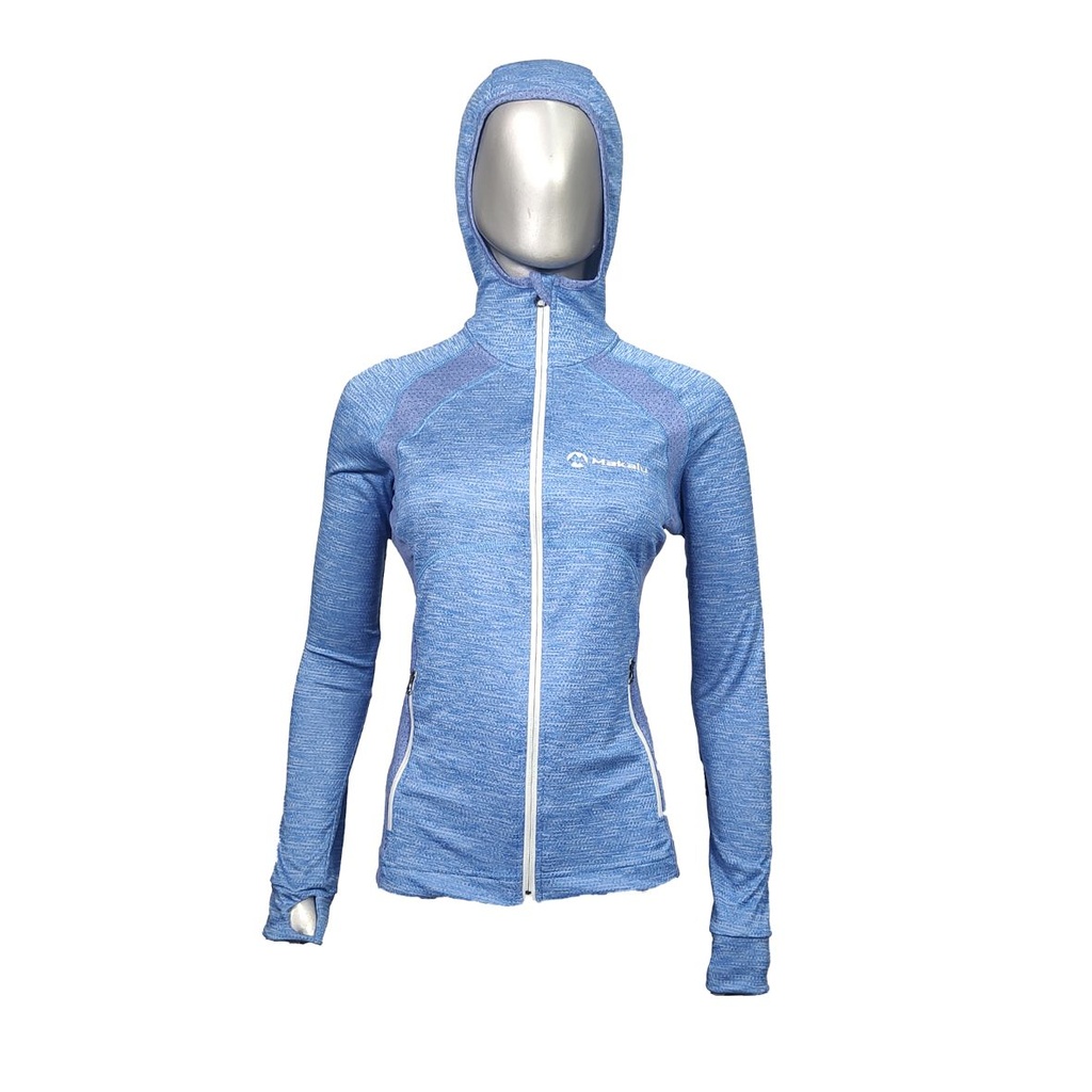 MAKALU Flash hoody woman (Azul, XS)