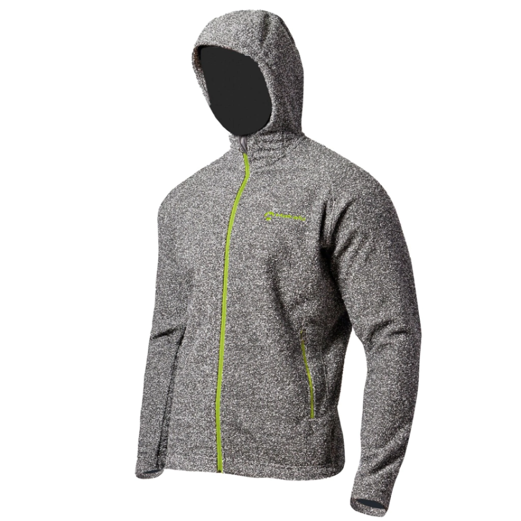 MAKALU Micro rustic hoody men (Aqua, S)