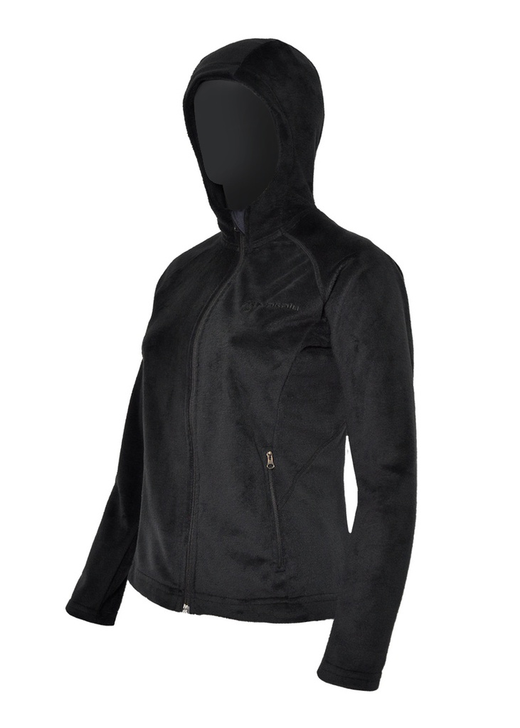 MAKALU Plush hoody woman (Azul, XS)