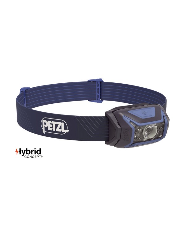 PETZL Linterna frontal actik 450 (Azul)