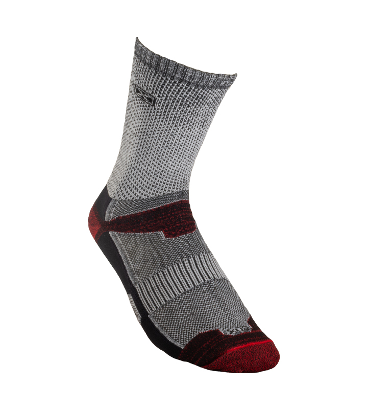 SOX Media TE133 microfibra tecnologica (Gris/Bordo, S)