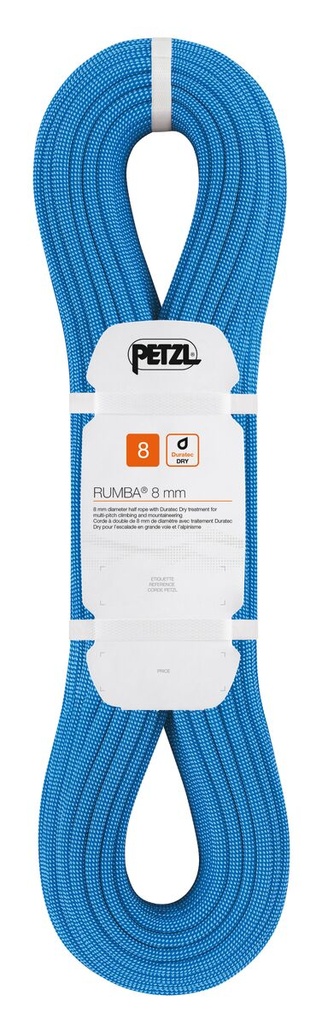 [R21BB 060] PETZL Cuerda rumba 8MM cuerda doble (Azul)