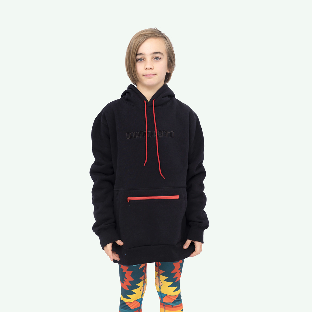 OPIPARITO - BUZO CASTOR TEENS - (Negro, 8)
