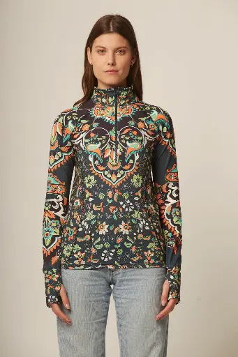 CAMISETA 1/4 CIERRE TERMICA PERSA