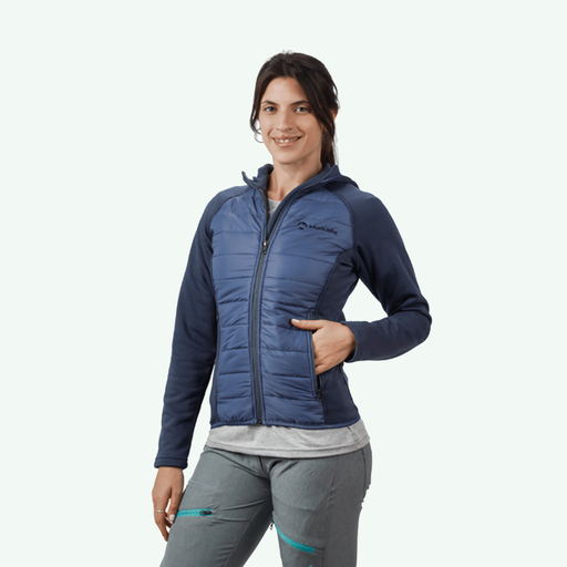 MAKALU HYBRID HOODY WOMAN