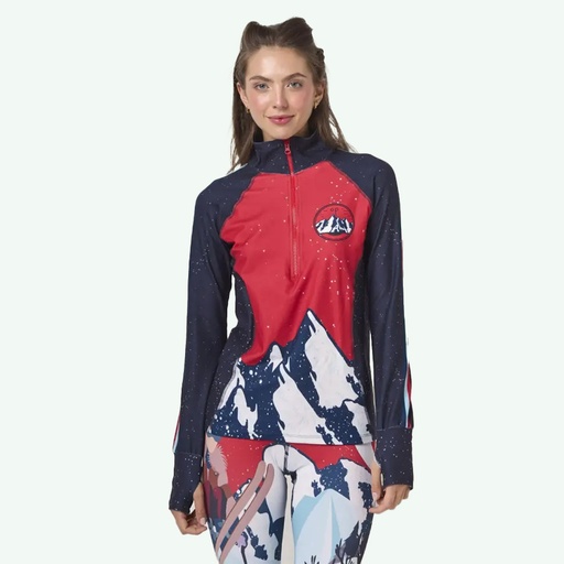 OPIPARO CAMISETA TERMICA 1/4 CIERRE LA SEÑORA 