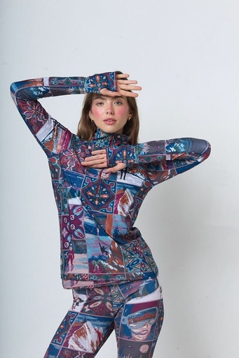 CAMISETA TERMICA 1/4 MOSAICO