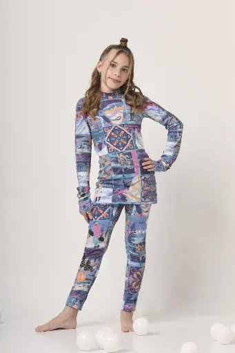 CAMISETA TERMICA SLIMFIT TEEN MOSAICO